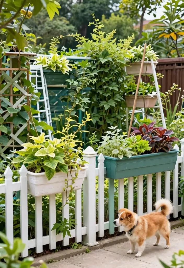 15 Post and Rail Fence Ideas That Keep Pets In Without Blocking Views - 15. Multi-Functional Fencing Options 1
