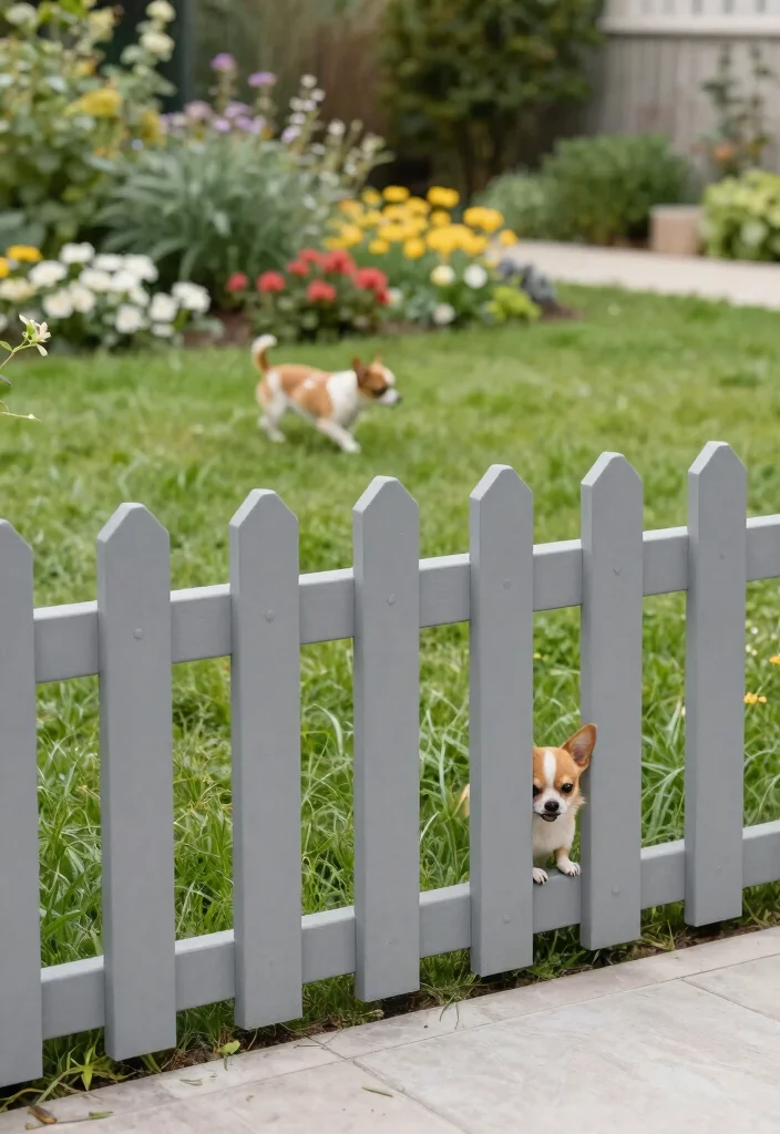 15 Post and Rail Fence Ideas That Keep Pets In Without Blocking Views - 6. Low-Profile Fencing for Smaller Pets 1