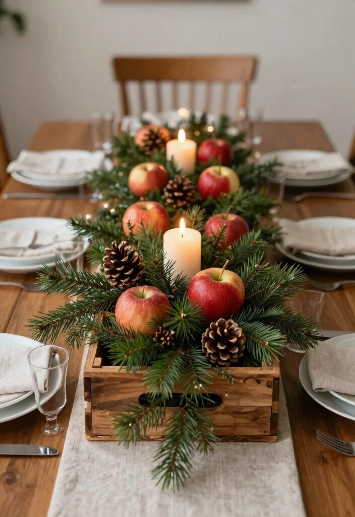 15 Rustic Farmhouse Christmas Ideas on a Budget That Look High-End - 6. Rustic Christmas Centerpieces 1