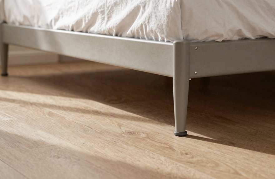 adjustable bed risers for storage space