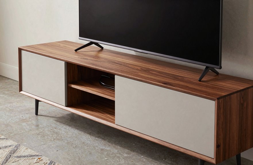 TV Stand vs TV Console: Key Differences Explained 5 console vs stand balance wall storage living