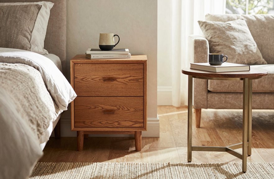 6 Key Differences Between Nightstands and End Tables 6 cross room table height guidelines