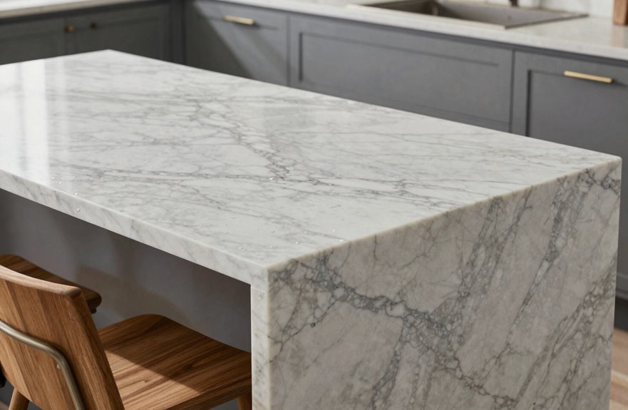 gorgeous but high maintenance marble