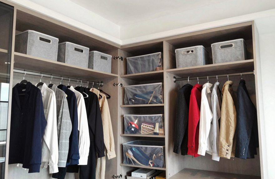 7 Ways to Optimize Your Closet Space 4 hanging organizers maximize vertical storage