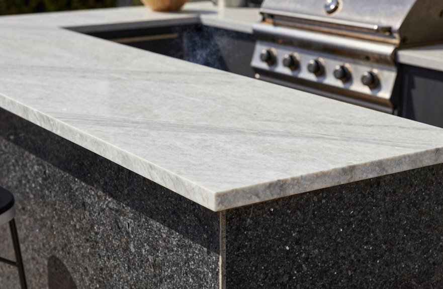 10 Key Differences Between Quartzite and Granite for Outdoor Kitchens 5 heat tolerant stone for grills