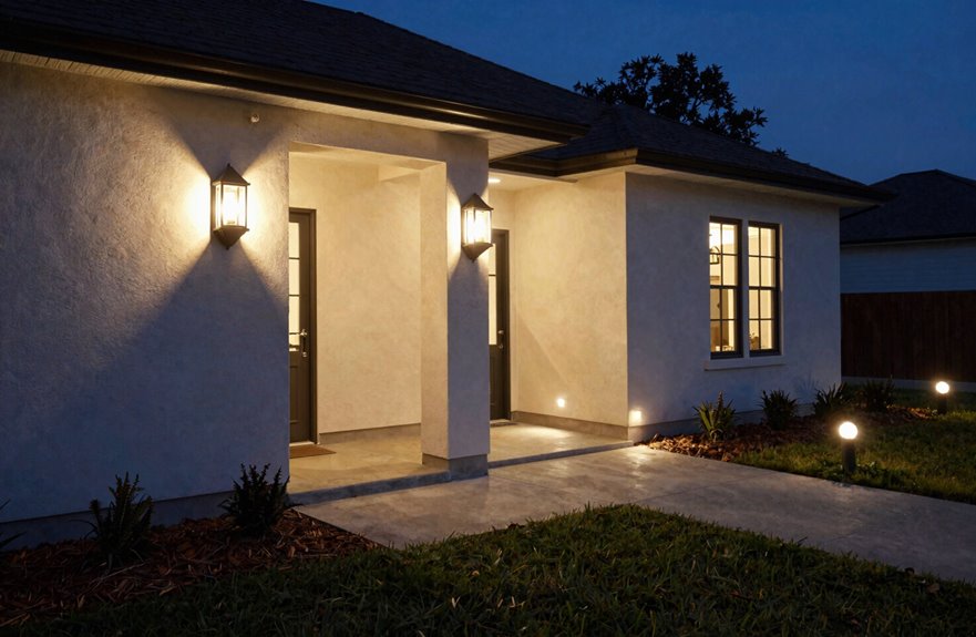 Install Outdoor Lighting in Your House in 5 Simple Steps 5 hide excess wire test coverage after dark