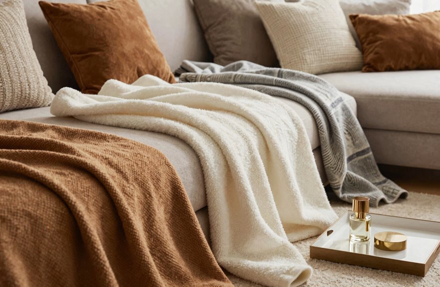 Transform Your Living Room Redesign in 5 Steps 6 layered lighting textiles trays