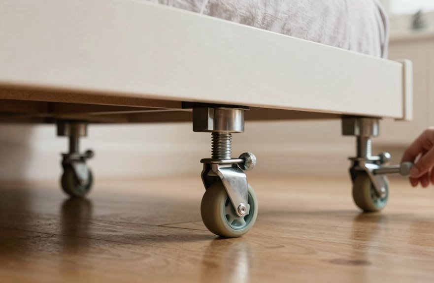 locking casters for height and mobility