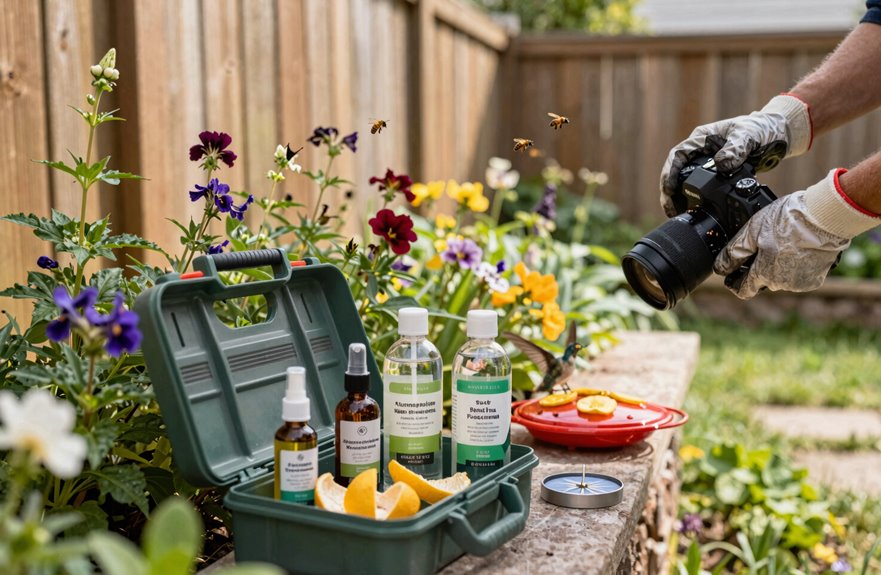 natural deterrents prevent bee swarms