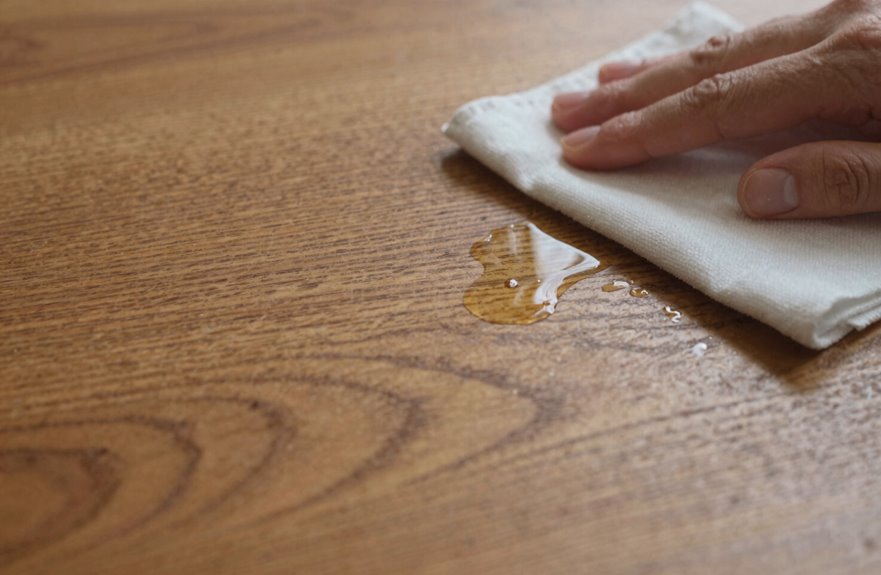 How to Protect Wood Tables From Damage and Wear 5 oil and wax highlight grain no gloss