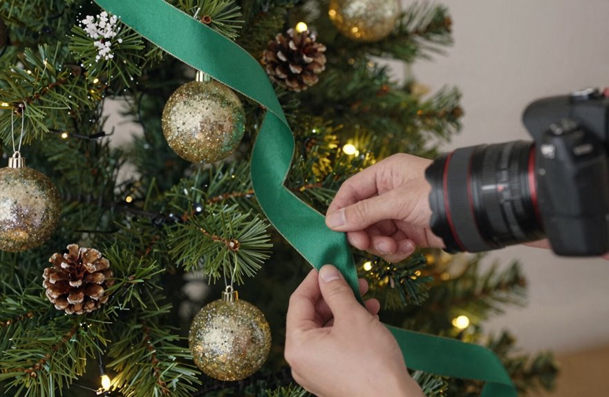 Decorating a Christmas Tree: Step-by-Step Guide 6 picks ribbons clusters finishing touches