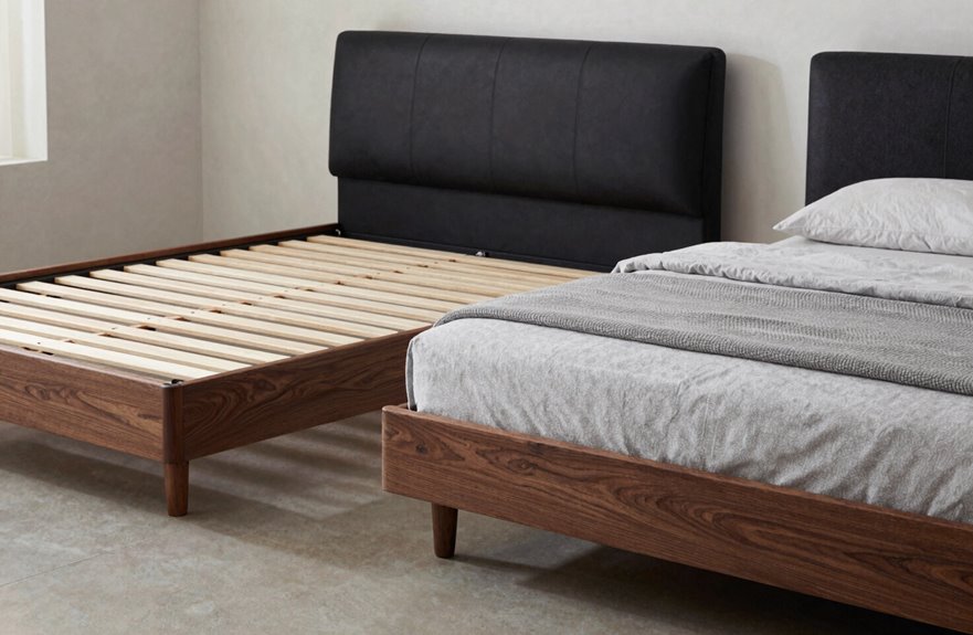 5 Bed Frame Types to Match Your Bedroom Style 2 platform bed frames box spring free versatility