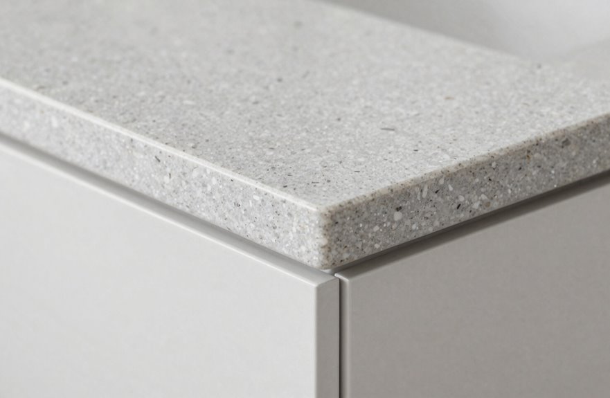 quartz vs solid surface composition comparison