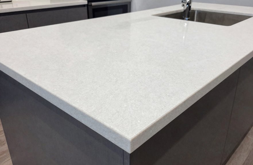 quartz vs solid surface durability repair maintenance