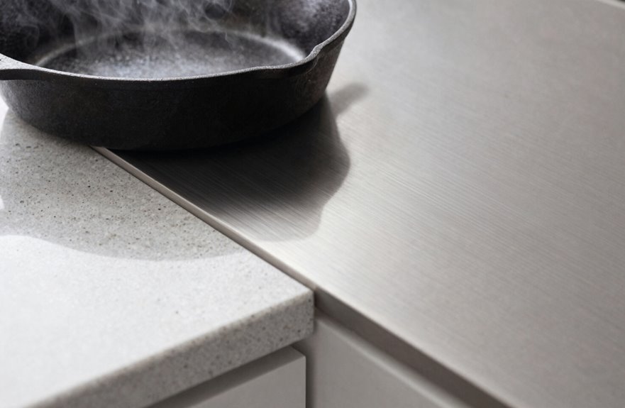 quartz withstands heat solid surfaces burn