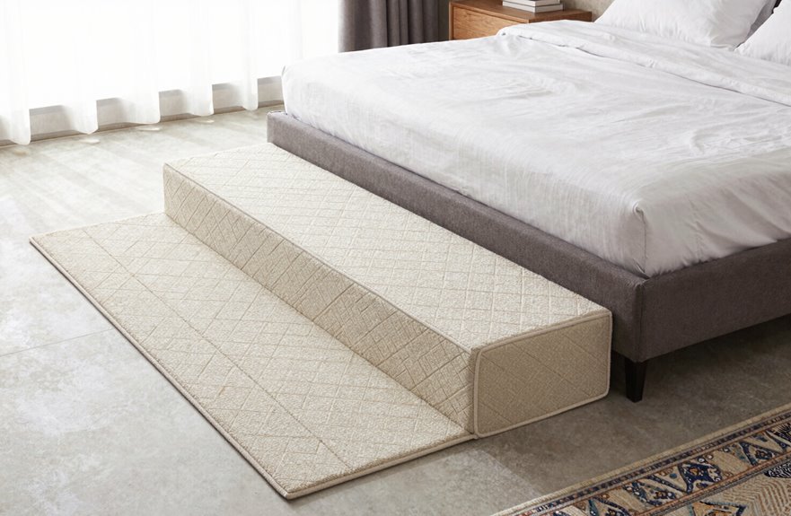 How to Place Master Bedroom Rugs in 5 Steps 6 rug underlay re center periodically
