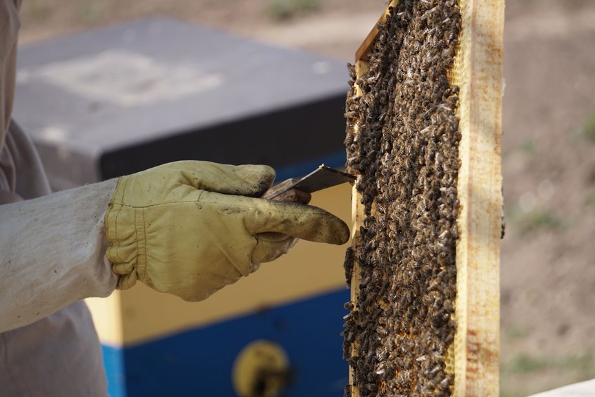 seven steps to safely remove bees