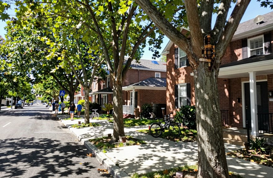 shade reduces cooling costs year round