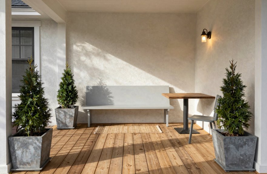 slim profile porch furniture essentials