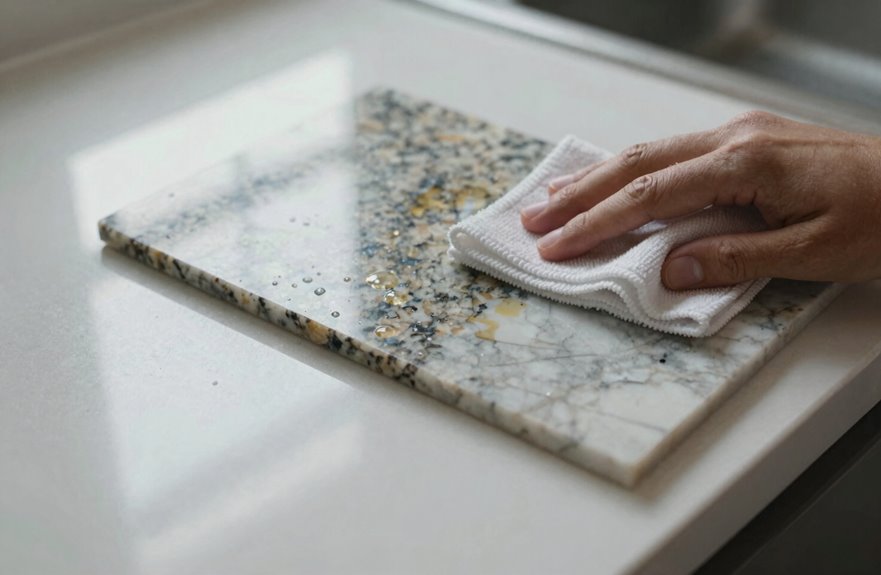 stain care by surface type