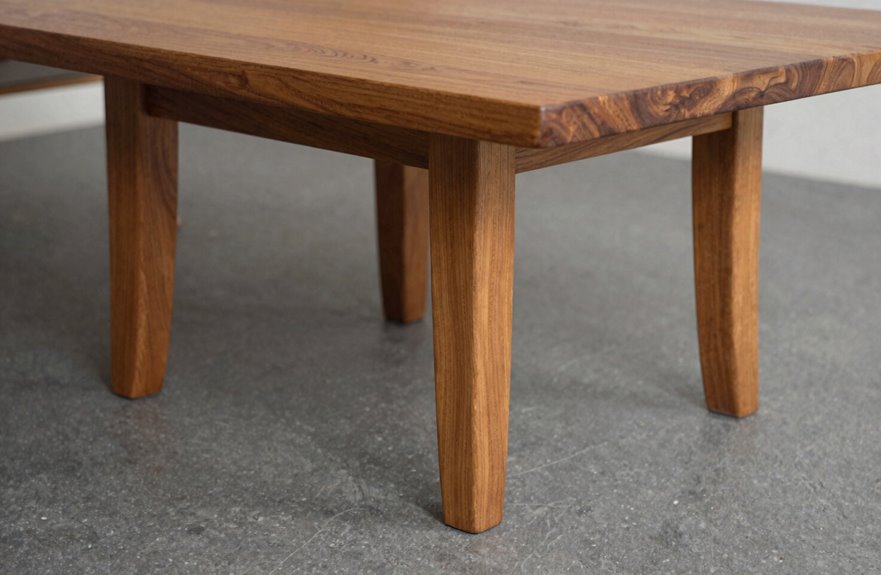 wooden bun feet for stability
