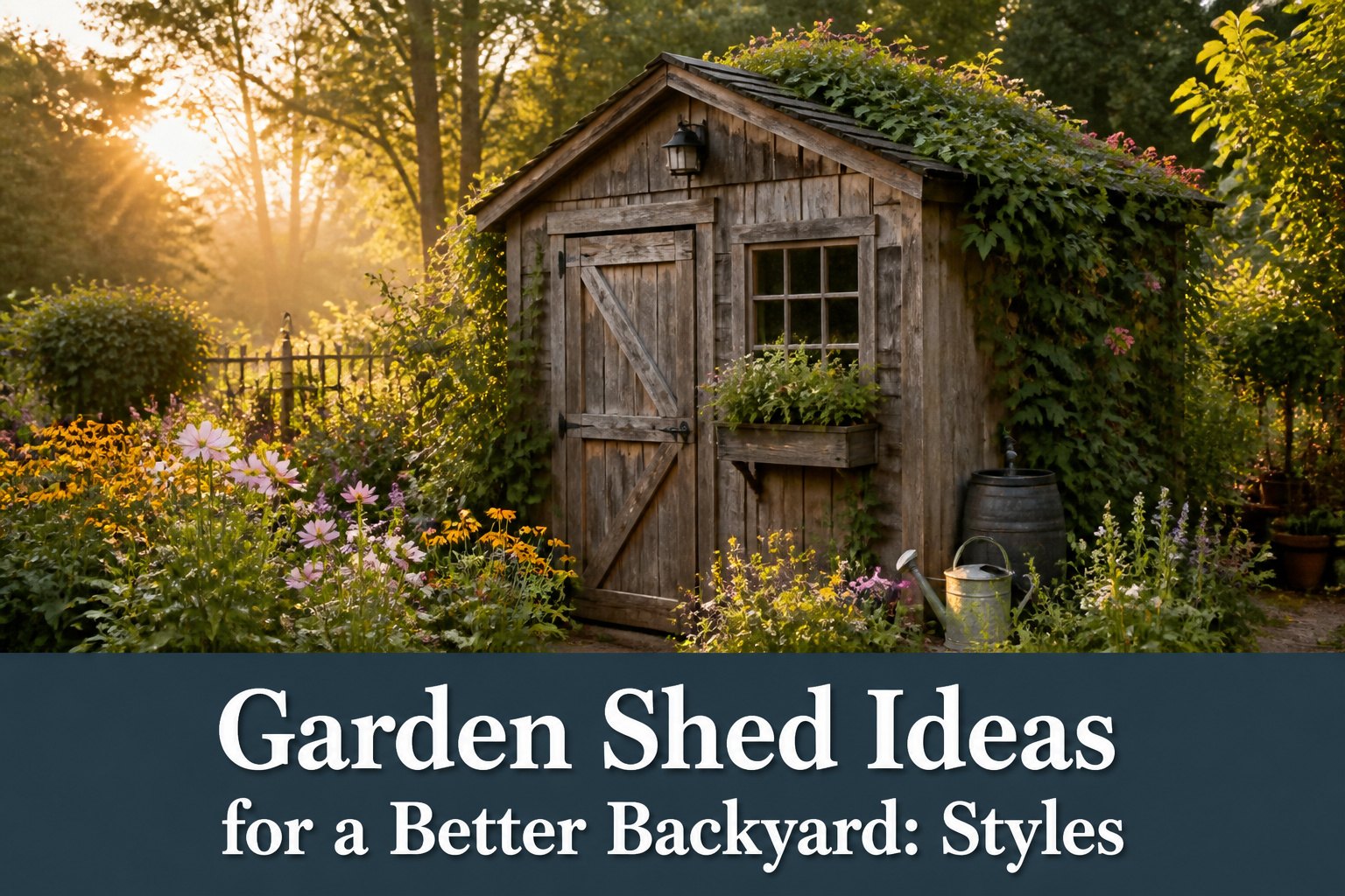 An assortment of different garden sheds with various designs and purposes.