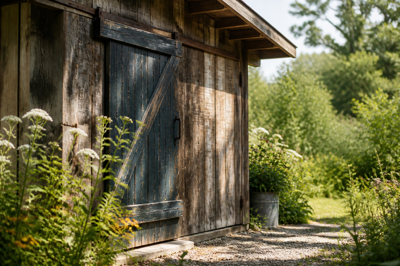 A variety of backyard sheds showcasing different designs and features.